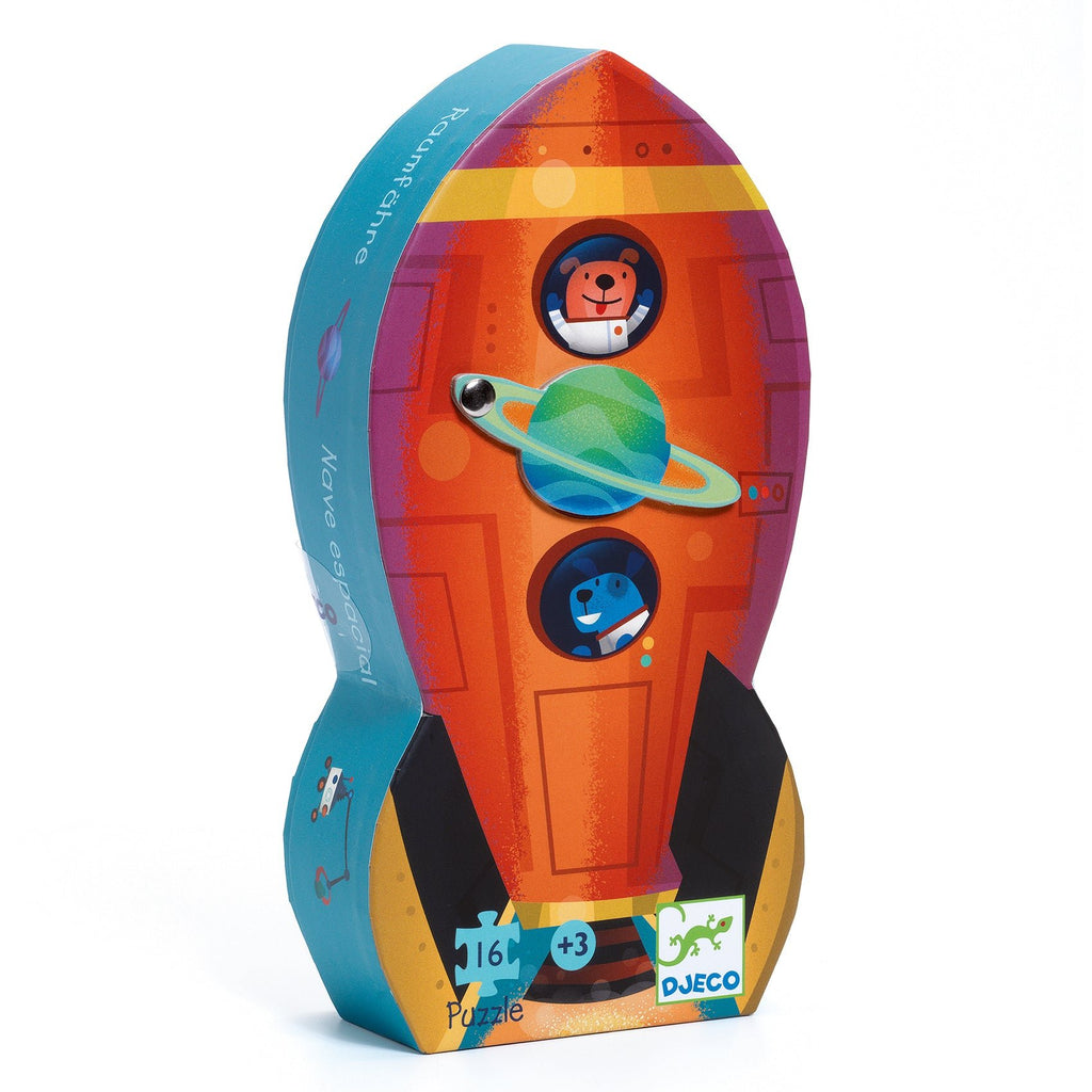 Djeco: Spaceship Puzzle - 16 Pieces - Acorn & Pip_Djeco