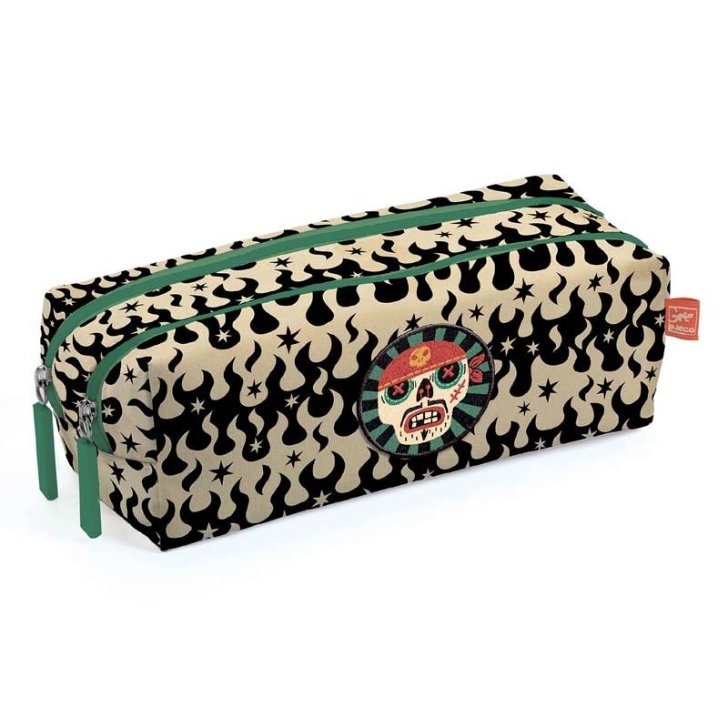 Djeco: Stationery Case - Skull - Acorn & Pip_Djeco