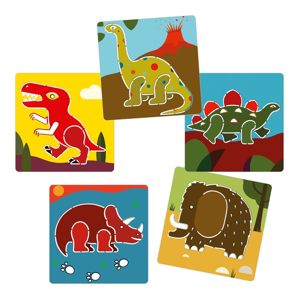 Djeco: Stencils - Dinosaurs - Acorn & Pip_Djeco