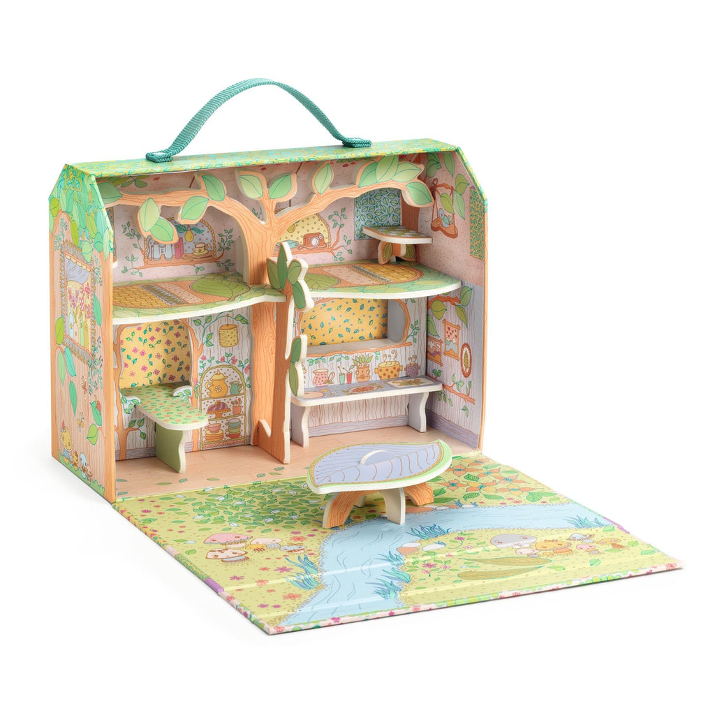 Djeco: Sylvia & Fox’s Woodland House in the Forest - Acorn & Pip_Djeco