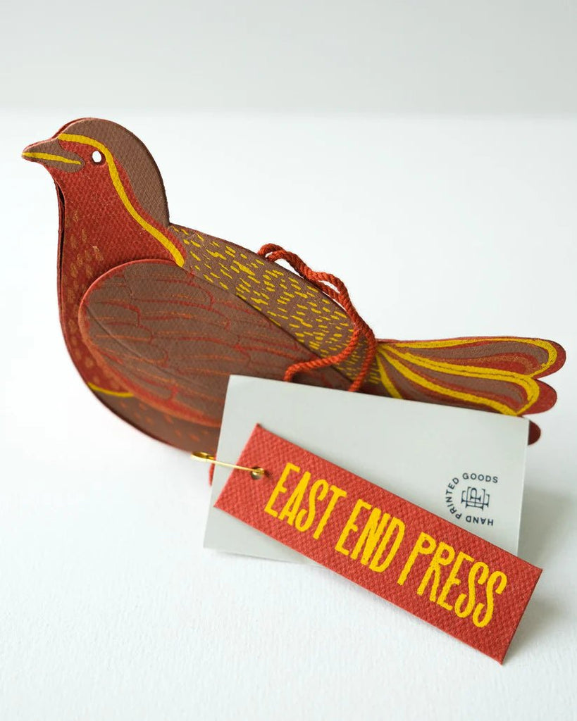 East End Press: Robin Screen - Printed Board Decoration - Acorn & Pip_East End Press