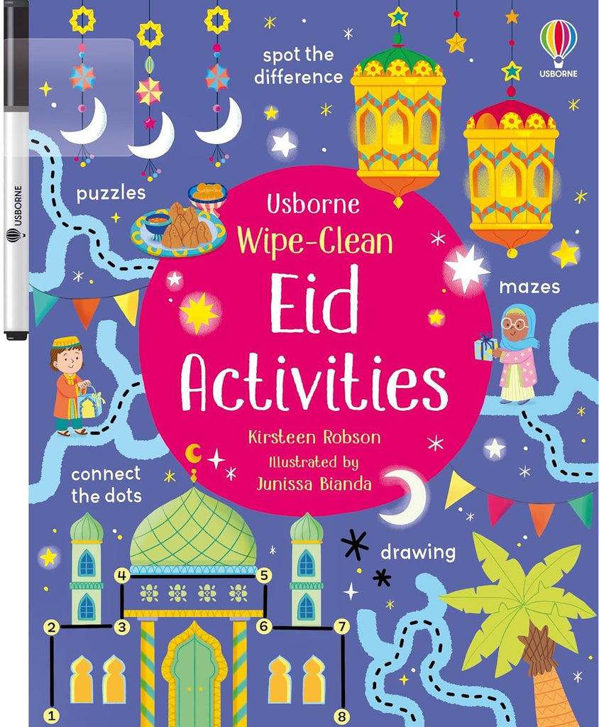 Eid Wipe Clean Activities Book (PB) - Acorn & Pip_Bookspeed