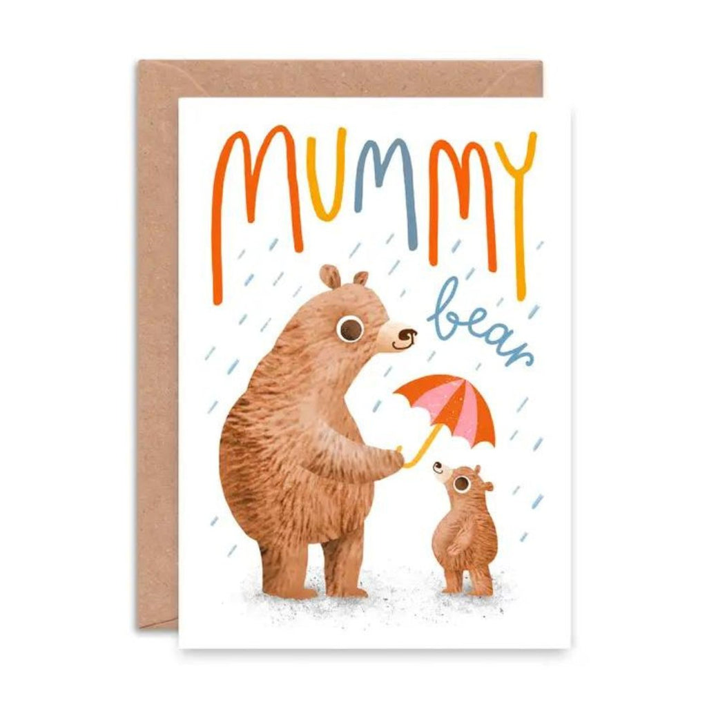 Emily Nash Illustration: Mummy Bear Greeting Card - Acorn & Pip_Emily Nash Illustration