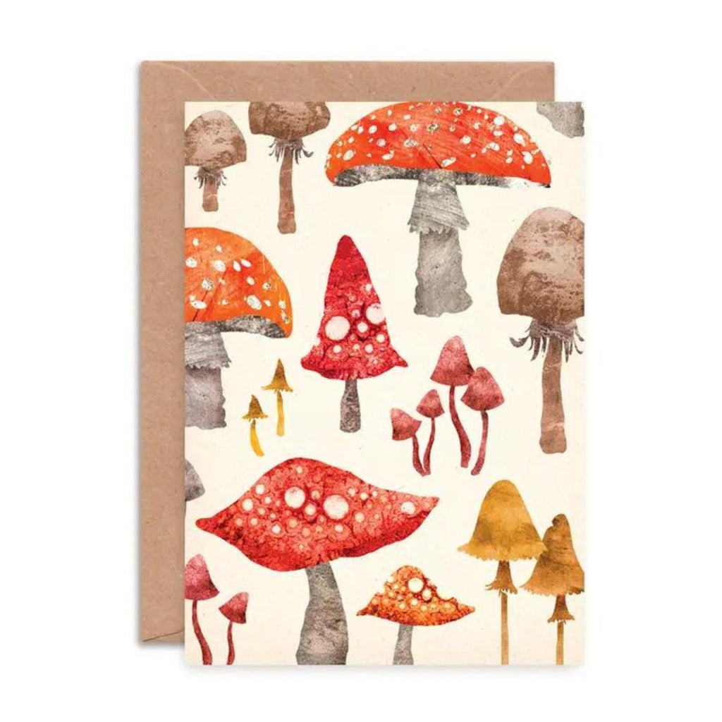 Emily Nash Illustration: Toadstool Greeting Card - Acorn & Pip_Emily Nash Illustration