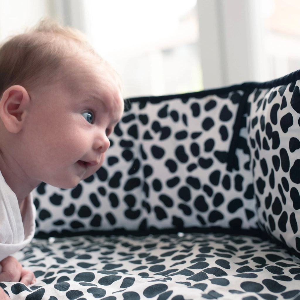 Etta Loves: ANIMAL PRINT SENSORY STRIP - reversible newborn to 4 months and 5+ months - Acorn & Pip_Acorn & Pip