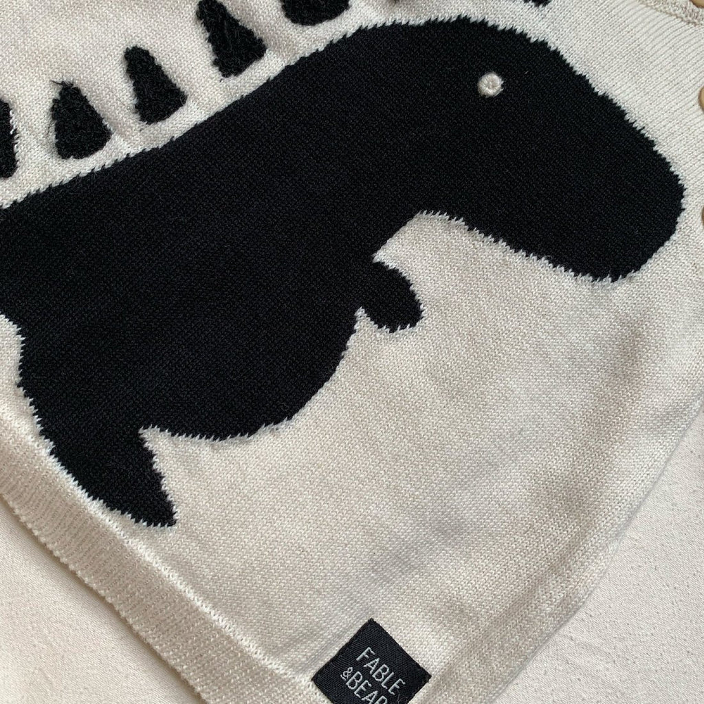 Fable & Bear: Dinosaur - Knitted Kids Jumper - Acorn & Pip_Fable & Bear