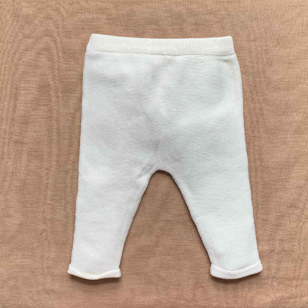 Fable & Bear: Fable Knit Joggers - White - Acorn & Pip_Fable & Bear