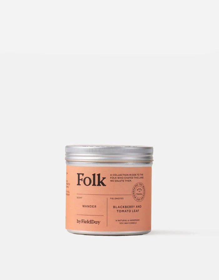 FieldDay: Folk Tin Soy Candle - Wander - Acorn & Pip_FieldDay