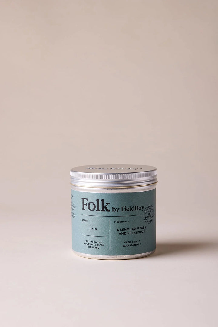 FieldDay Rain Folk tin candle