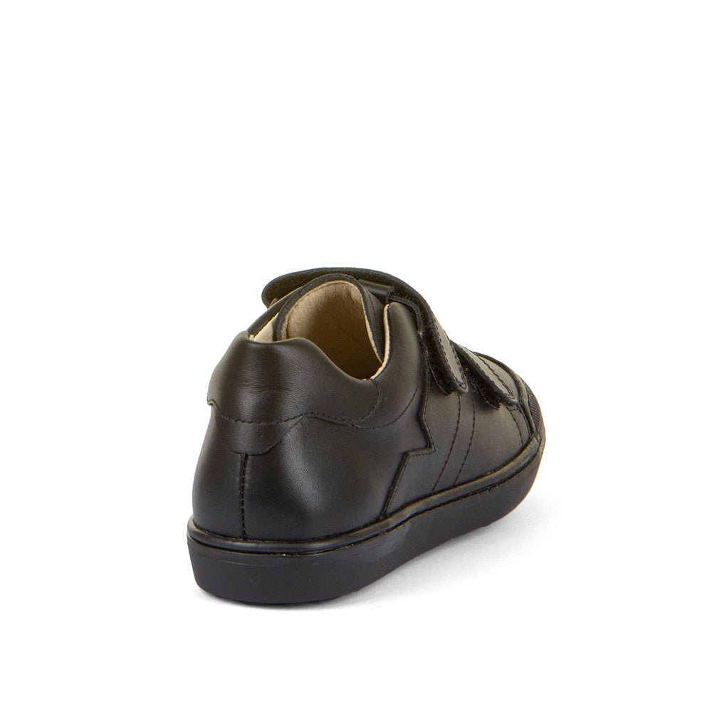 Froddo: Aster Velcro School Shoes - Black Leather - Acorn & Pip_Froddo