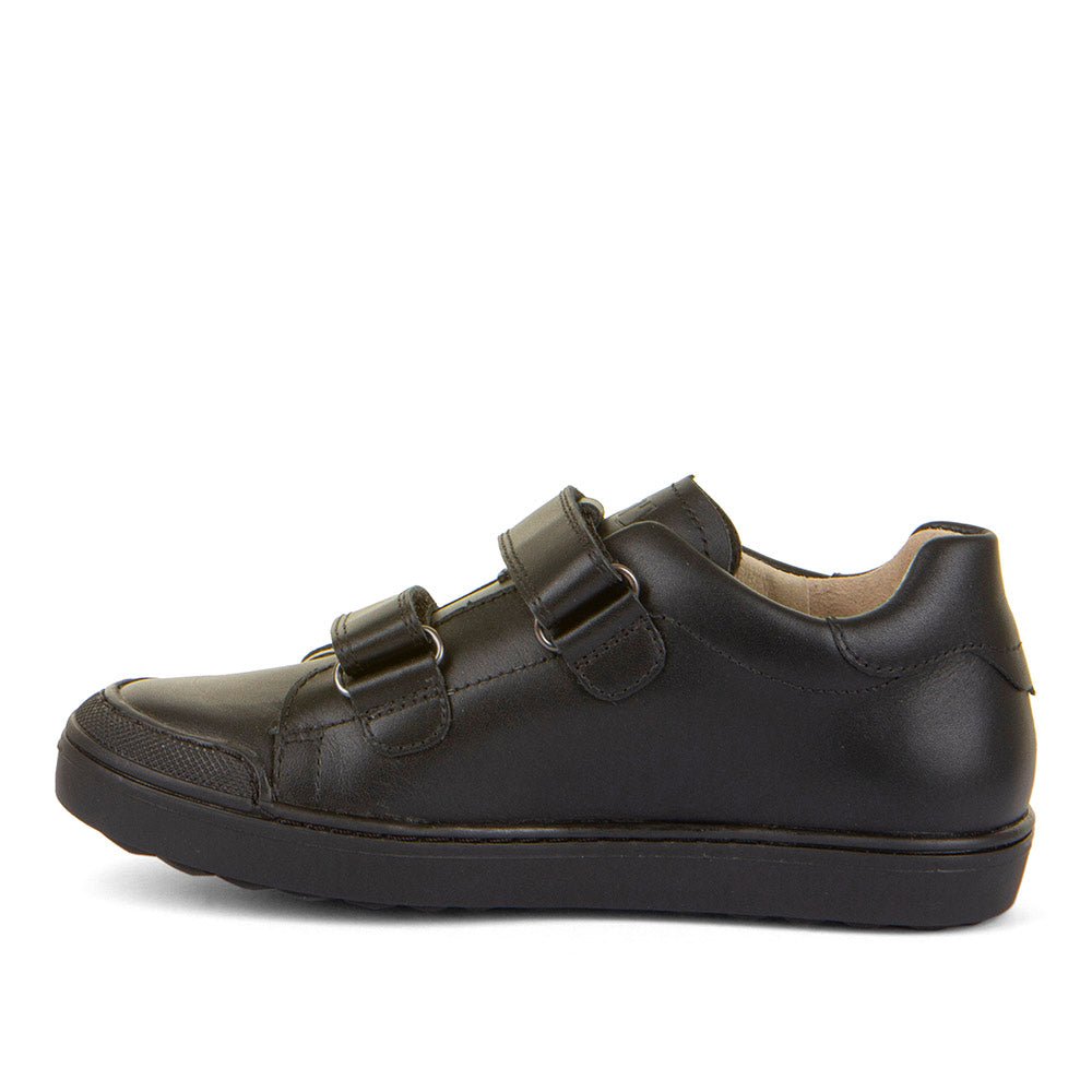 Froddo: Aster Velcro School Shoes - Black Leather - Acorn & Pip_Froddo