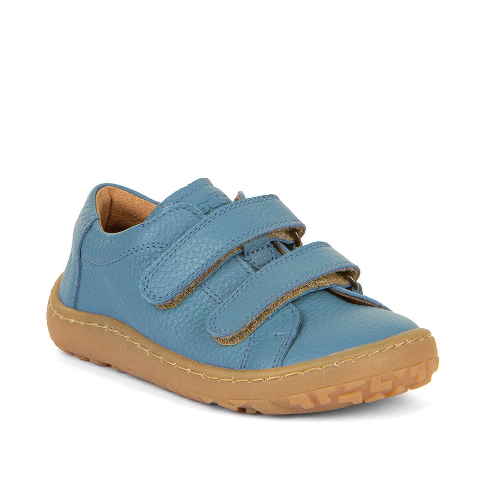 Froddo: Barefoot Double Velcro Shoes - Jeans / Blue - Acorn & Pip_Froddo