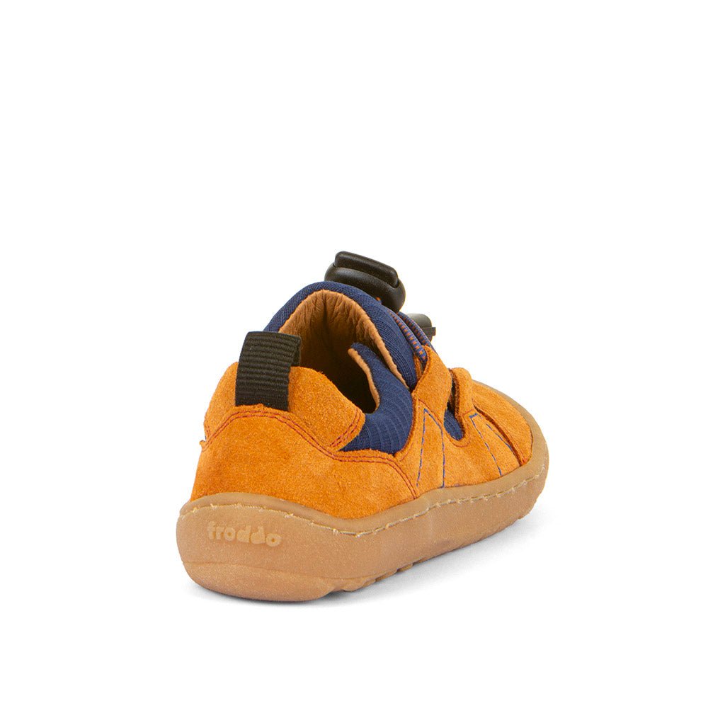 Froddo: Barefoot Track Shoes - Orange / Navy - Acorn & Pip_Froddo