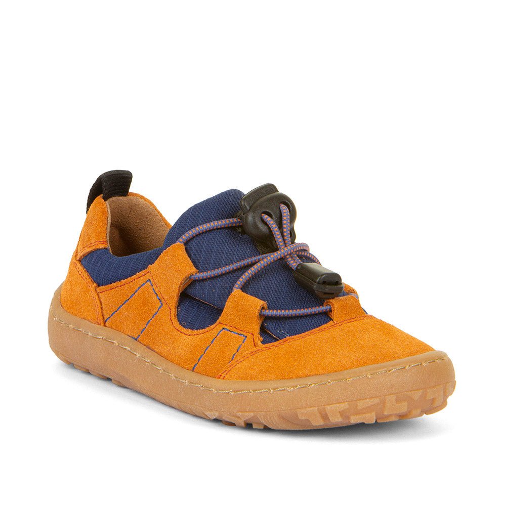 Froddo: Barefoot Track Shoes - Orange / Navy - Acorn & Pip_Froddo