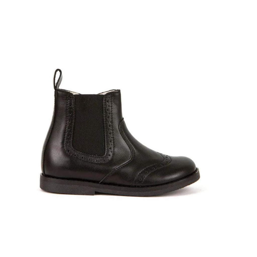 Froddo: Chelys Brogue Boots - Black Leather - Acorn & Pip_Froddo