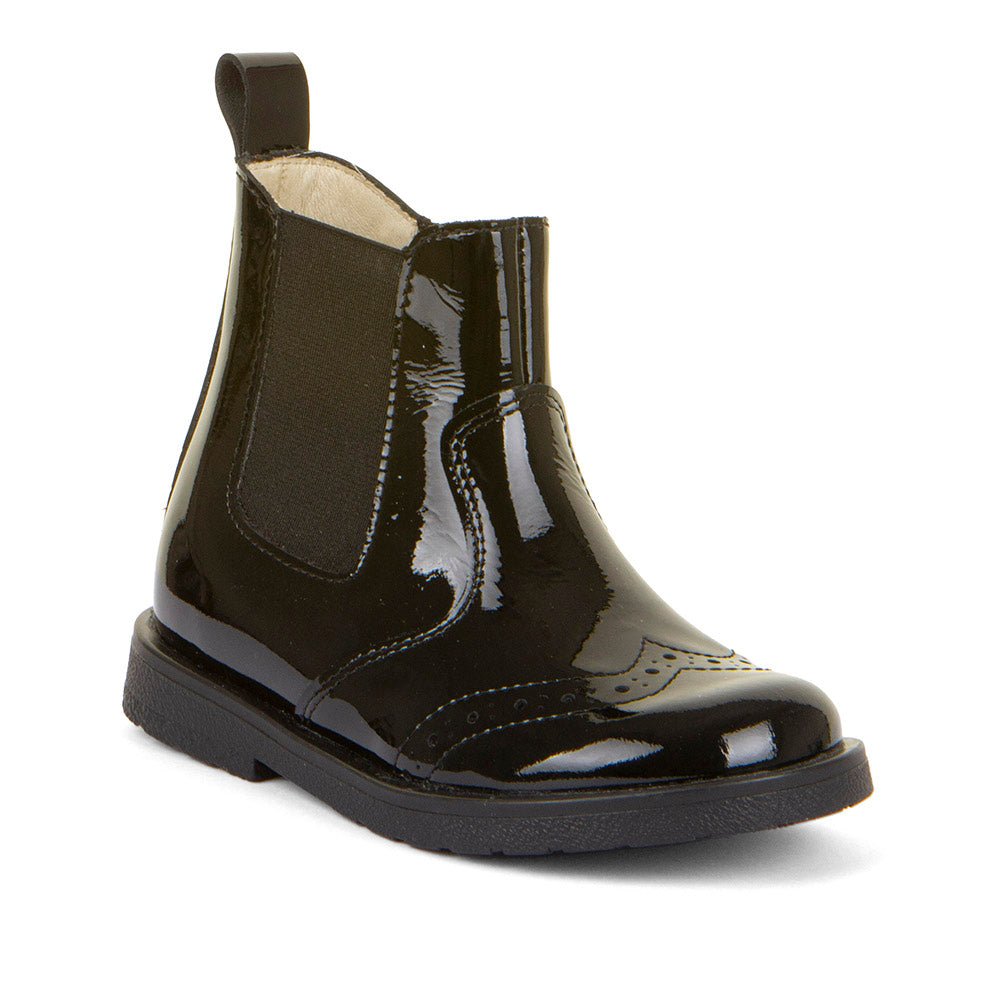 Froddo: Chelys School Boots - Black Patent - Acorn & Pip_Froddo