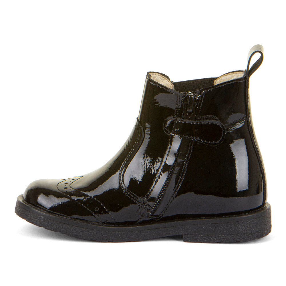 Froddo: Chelys School Boots - Black Patent - Acorn & Pip_Froddo