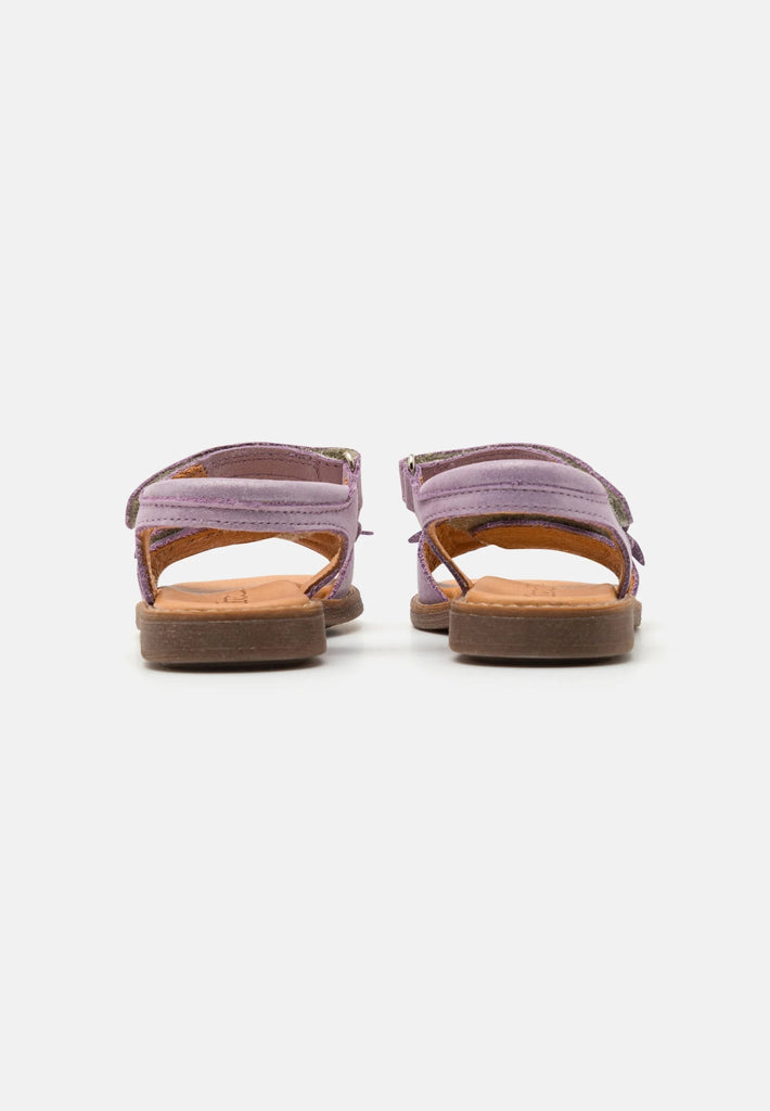 Froddo: Lore Flowers Girls Summer Sandals - Lavender Leather - Acorn & Pip_Froddo