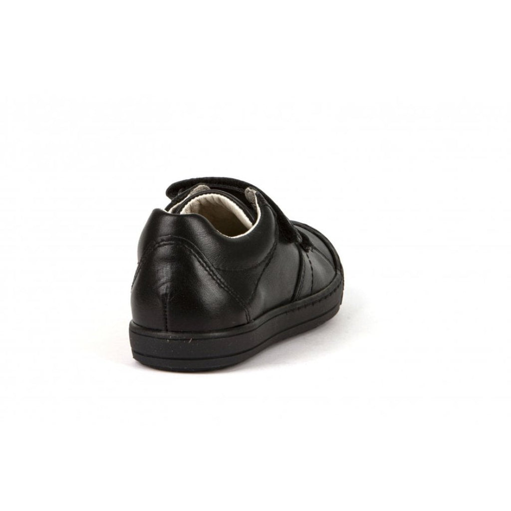 Froddo: Luka Velcro School Shoes - Black Leather - Acorn & Pip_Froddo