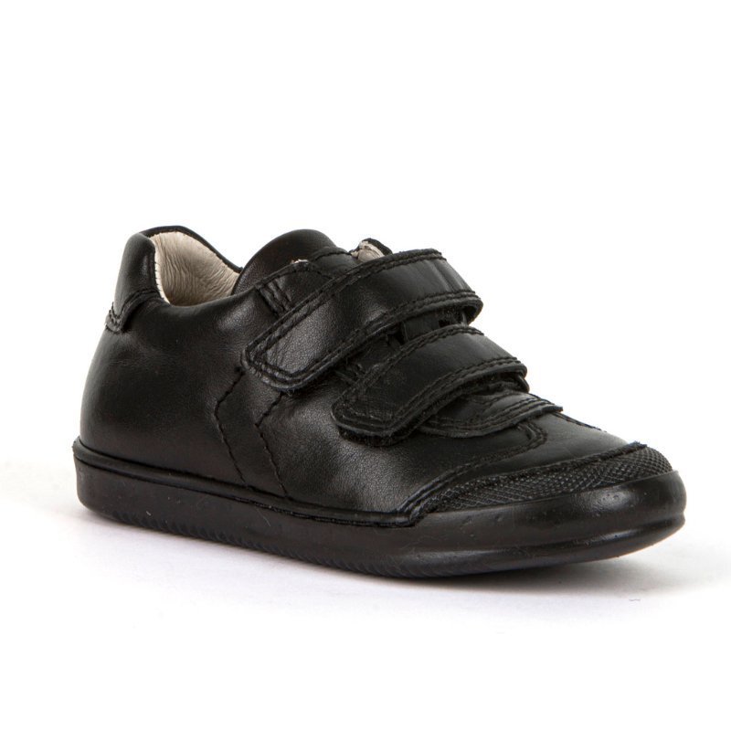 Froddo: Miroko School Shoes - Black Velcro - Acorn & Pip_Froddo