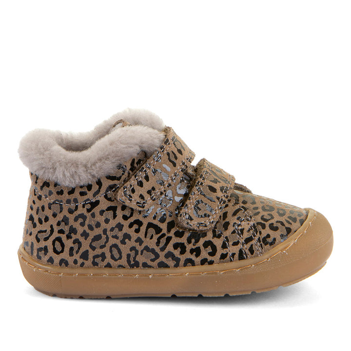 Froddo Ollie S Furry Animal Print Kids Boots - Animal Print
