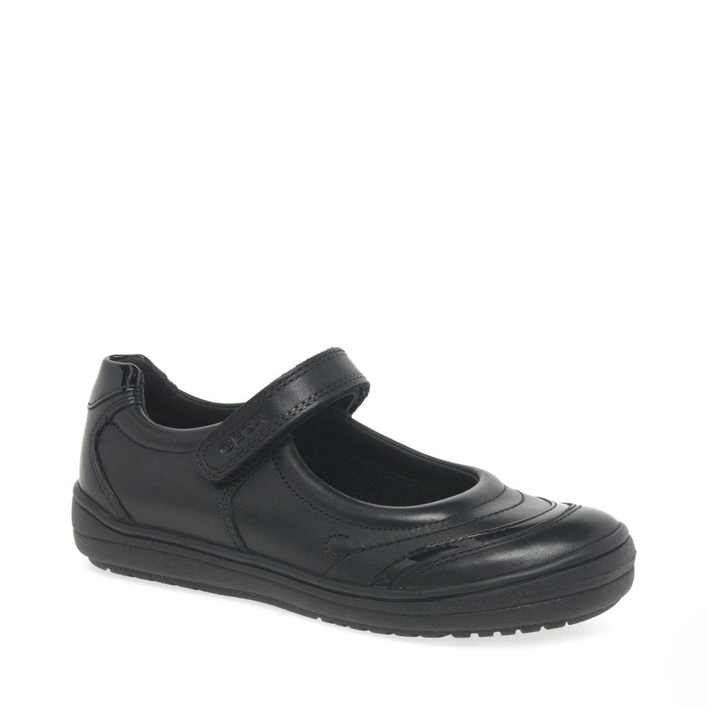 Geox: Hadriel Black Leather School Shoes - Acorn & Pip_Geox