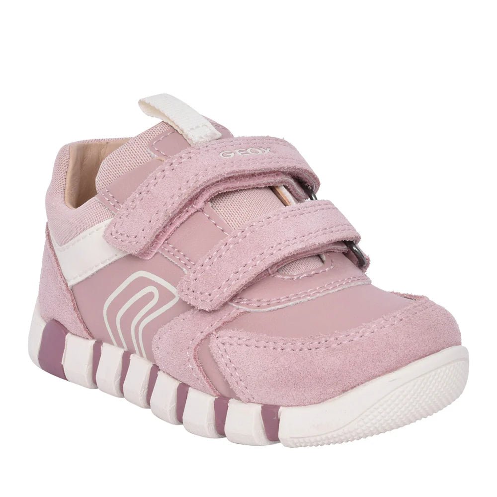 Geox: Lupidoo - Old Rose / Ivory - Girl's Sneakers - Acorn & Pip_Geox