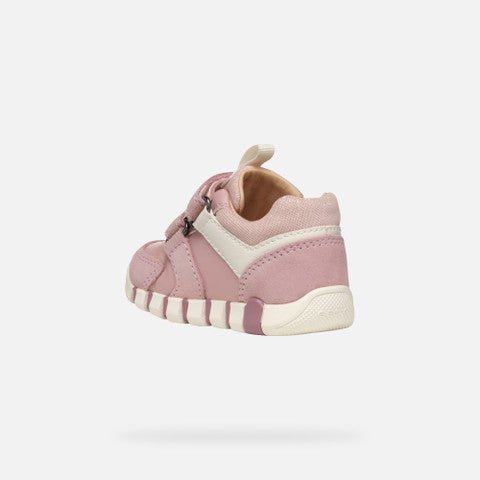 Geox: Lupidoo - Old Rose / Ivory - Girl's Sneakers - Acorn & Pip_Geox