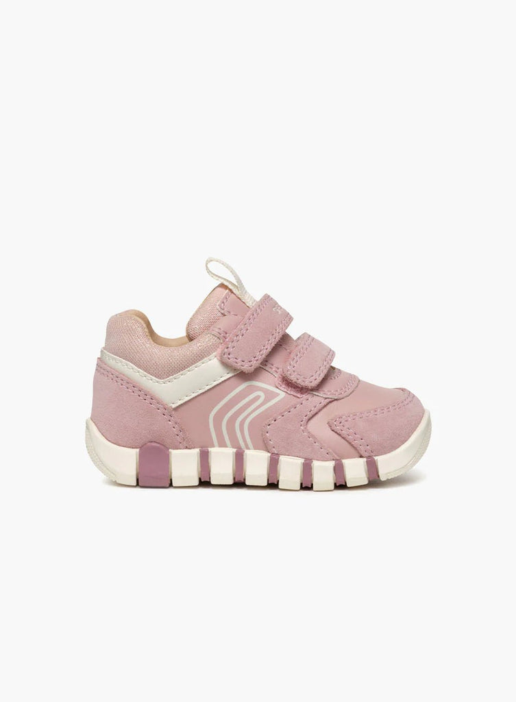 Geox: Lupidoo - Old Rose / Ivory - Girl's Sneakers - Acorn & Pip_Geox