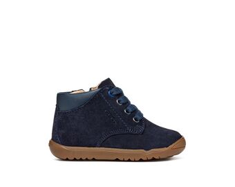 Geox: Macchia Laced Boots - Navy Suede - Acorn & Pip_Geox