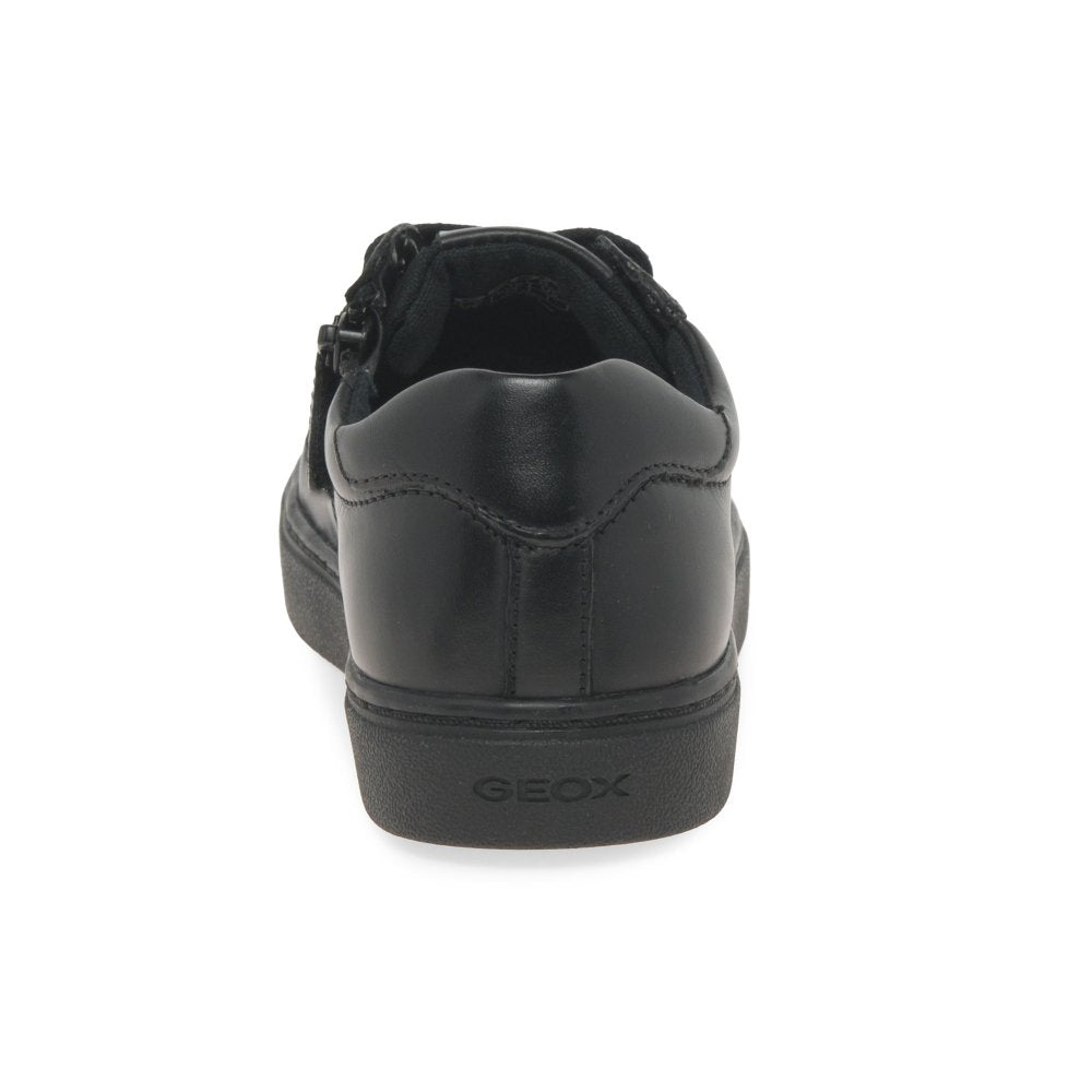 Geox: Nashik - Black Leather School Shoe - Acorn & Pip_Geox