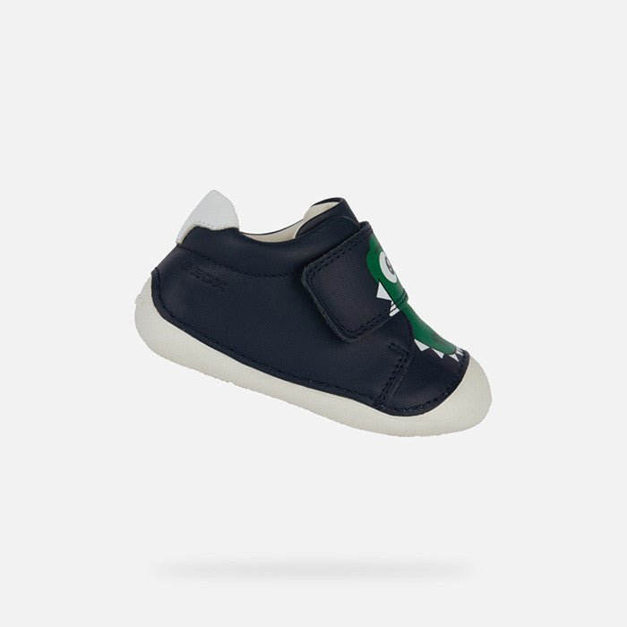 Geox: Tutim Nappa Velcro First Shoes - Navy - Acorn & Pip_Geox