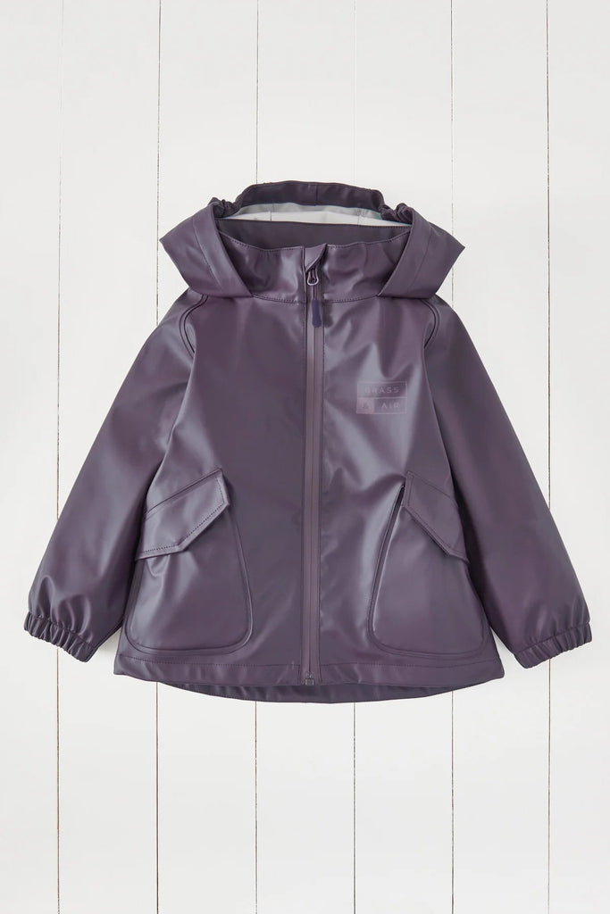 Grass & Air: Rainster Jacket - Amethyst Purple - Acorn & Pip_Grass & Air