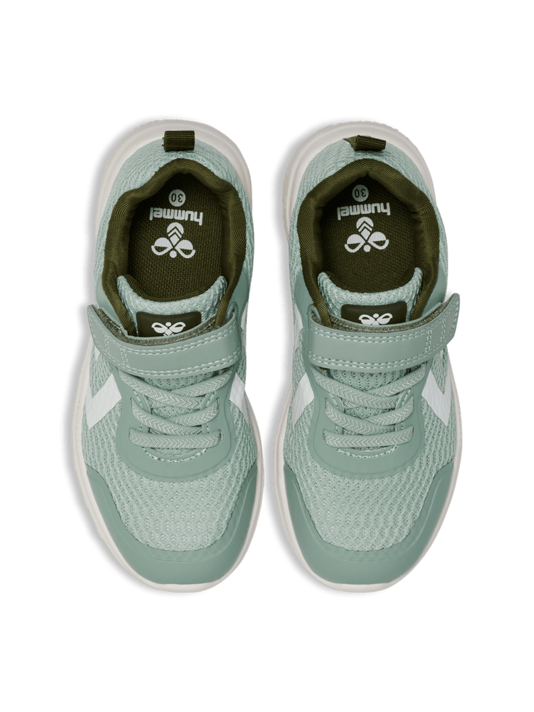 hummel: Actus Recycled Velcro Trainers - Olivine - Acorn & Pip_hummel