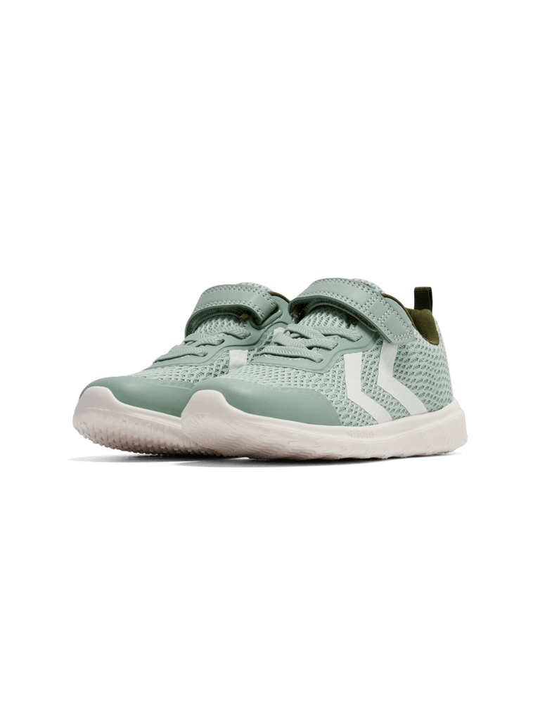 hummel: Actus Recycled Velcro Trainers - Olivine - Acorn & Pip_hummel