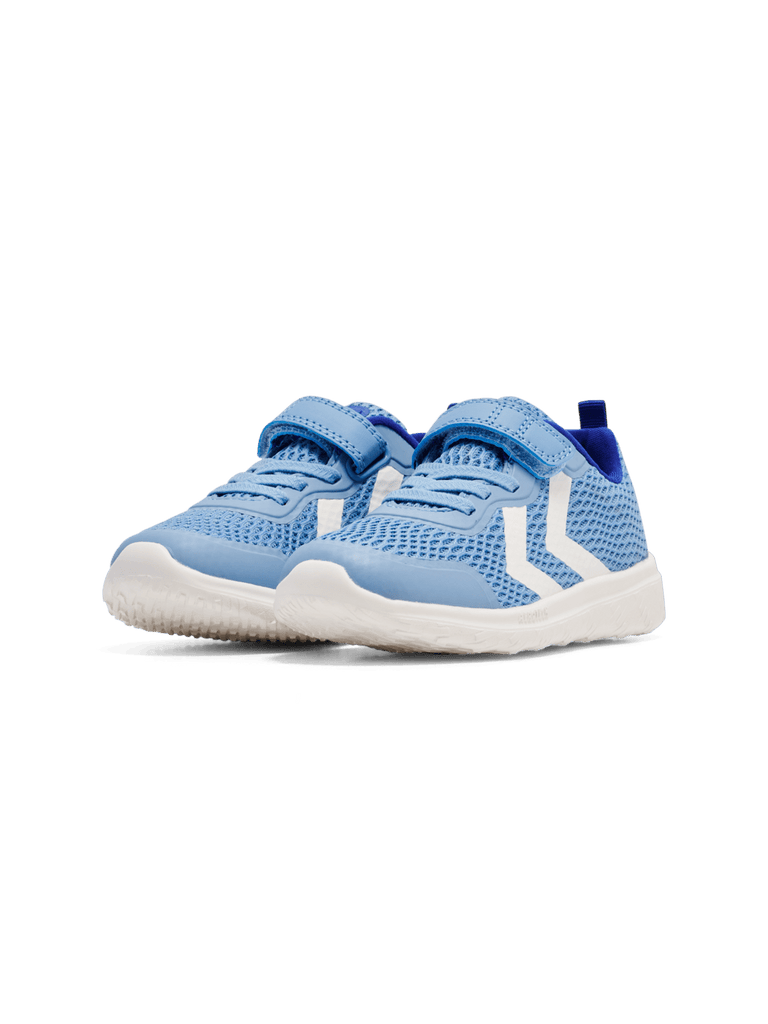 hummel: Actus Velcro Recycled Trainers - Lichen Blue - Acorn & Pip_hummel