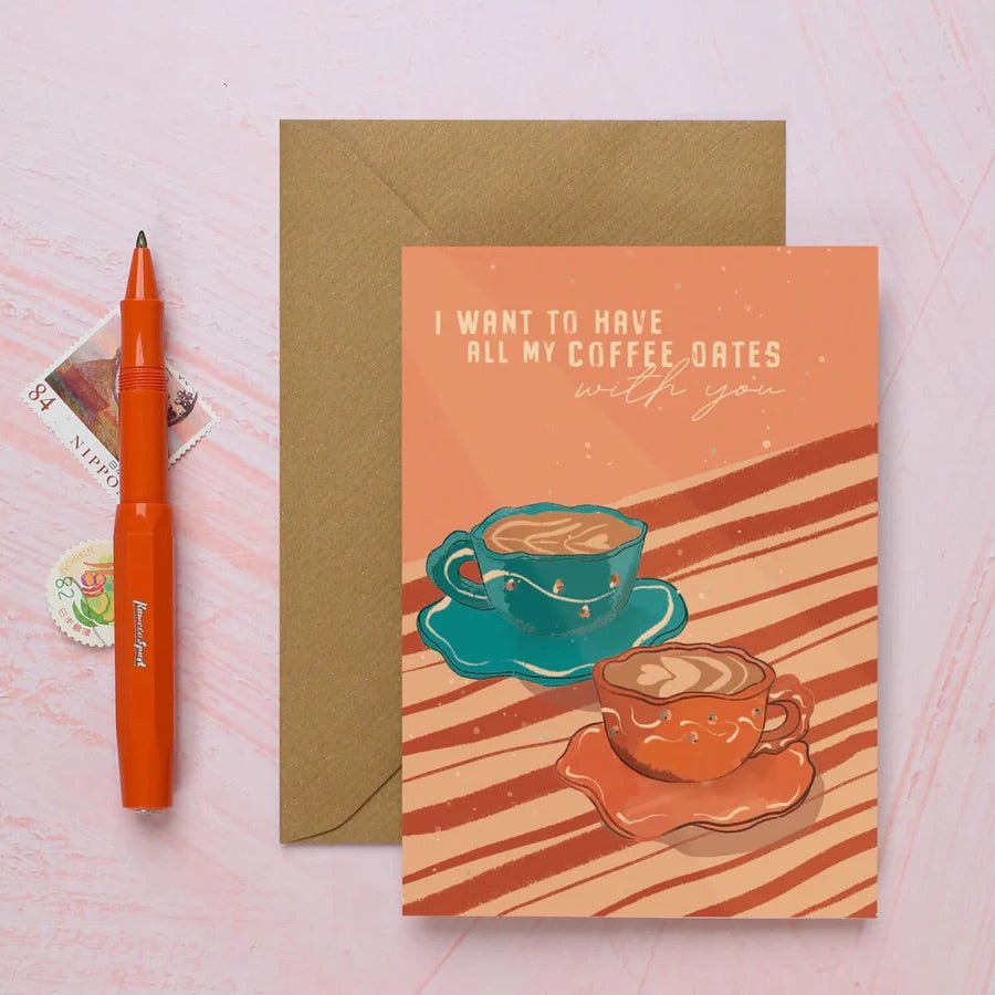 I am Roxanne: Coffee Dates with You Card - Acorn & Pip_I am Roxanne