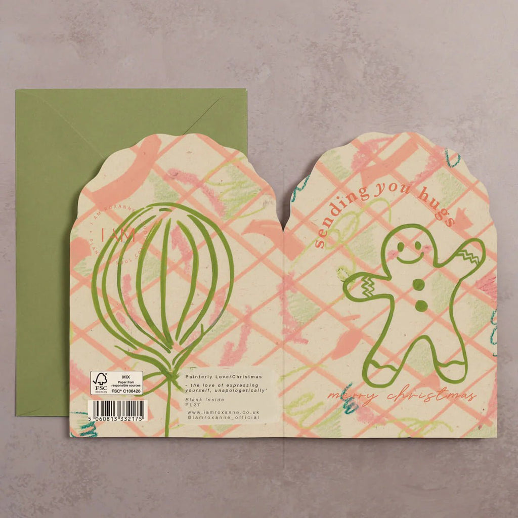 I am Roxanne: Gingerbread Merry Christmas Card - Acorn & Pip_I am Roxanne