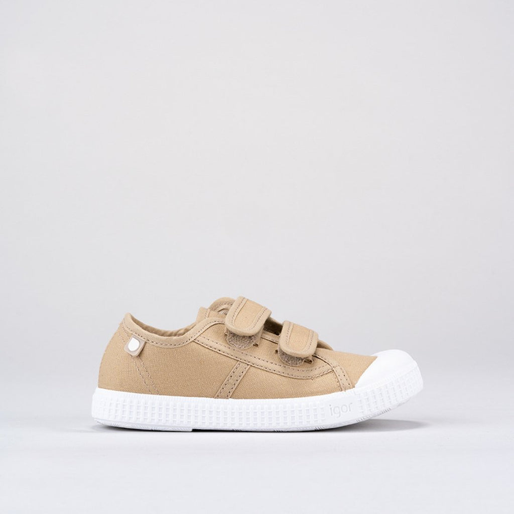 Igor: Berri Velcro Sneakers - Beige - Acorn & Pip_Igor