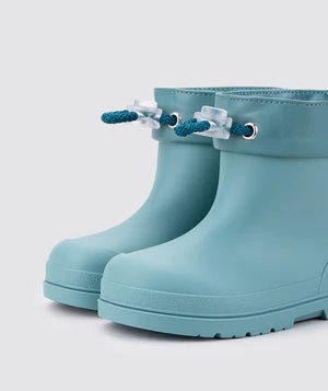 Igor: Mendi - Short Wellie Boot (Turquoise) Barefoot Boots - Acorn & Pip_Igor