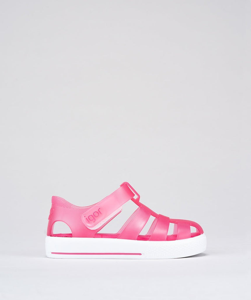 Igor: Star Kids Jelly Sandals - Fucsia Pink - Acorn & Pip_Igor