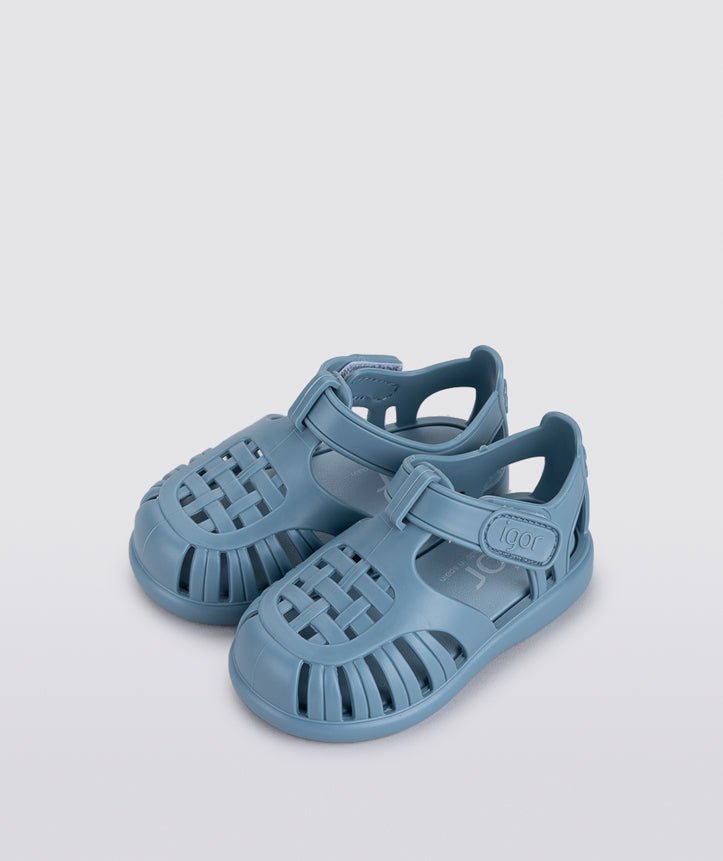 Igor: Tobby Kids Jelly Sandals - Oceano Blue - Acorn & Pip_Igor