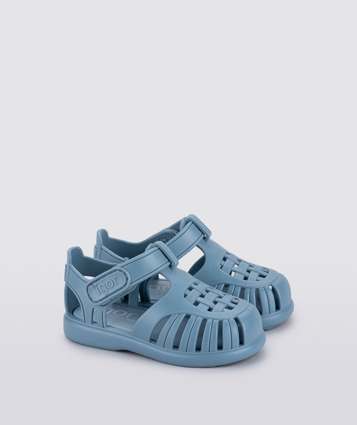 Igor: Tobby Kids Jelly Sandals - Oceano Blue - Acorn & Pip_Igor