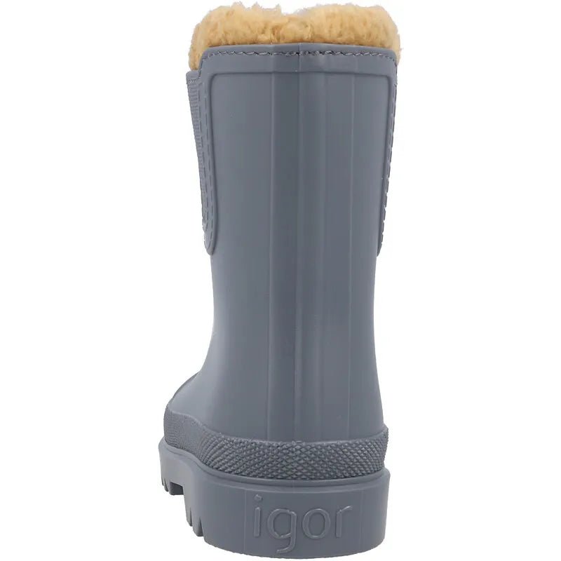 Igor: Tokio - Furry Wellie Boot (Blue) - Acorn & Pip_Igor