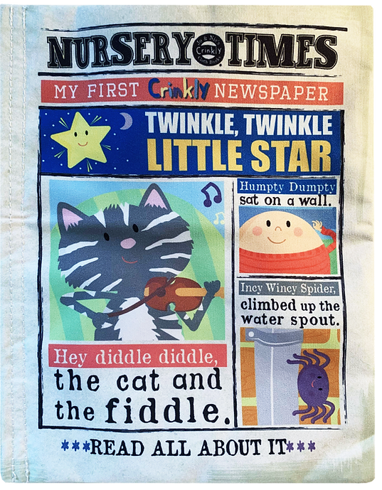 Nursery Rhymes crinkly baby book