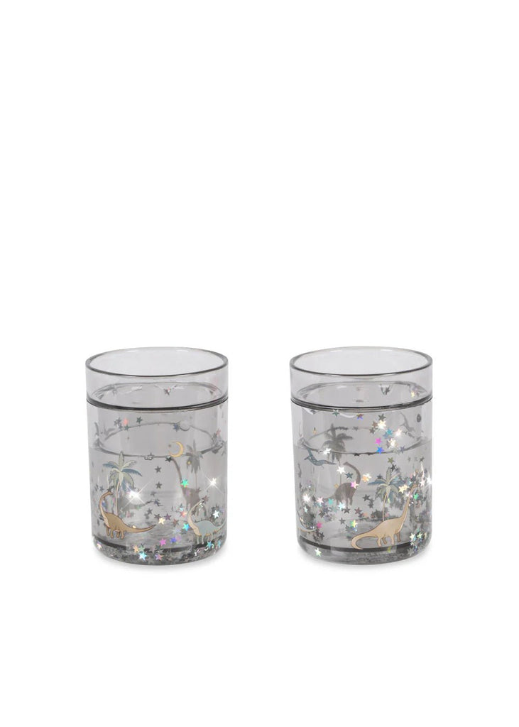 Konges Sløjd: 2 Glitter Cups - Dino - Acorn & Pip_Konges Sløjd