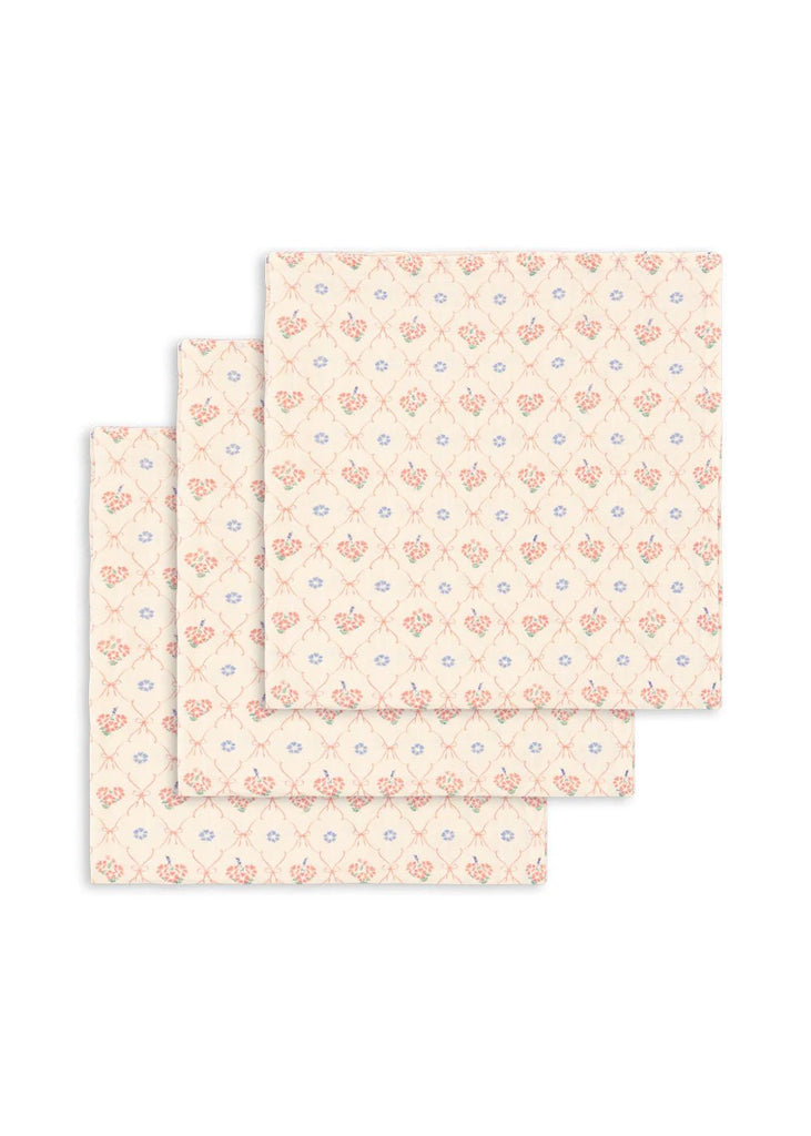 Konges Sløjd: 3 Pack Muslin Set - Fleur Decor - Acorn & Pip_Konges Sløjd