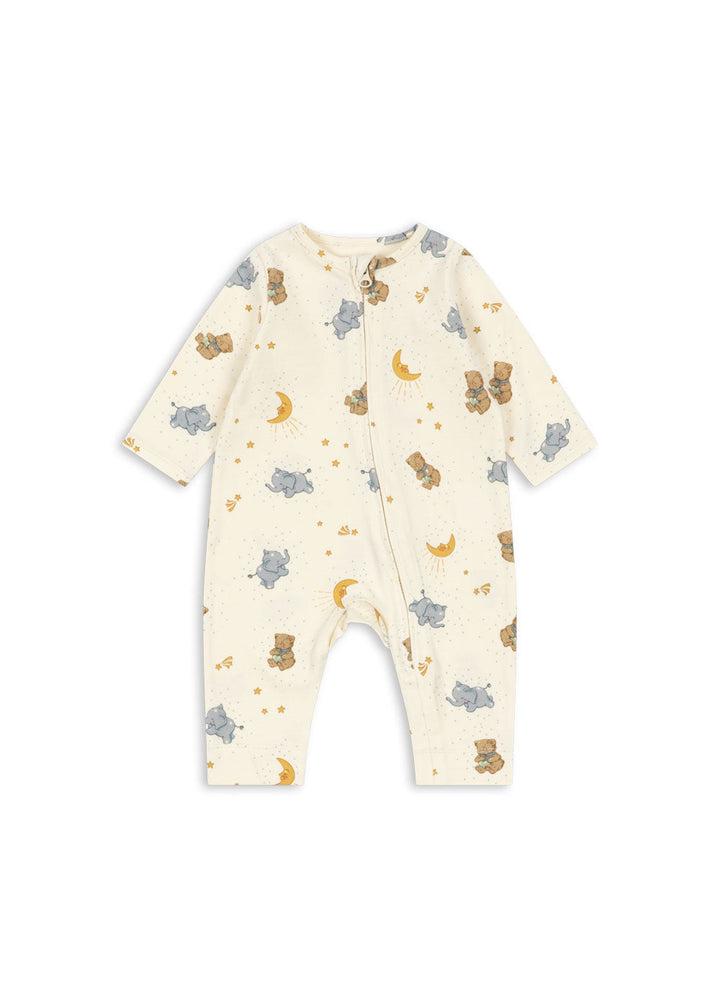 Cucciolo baby zip onesie front