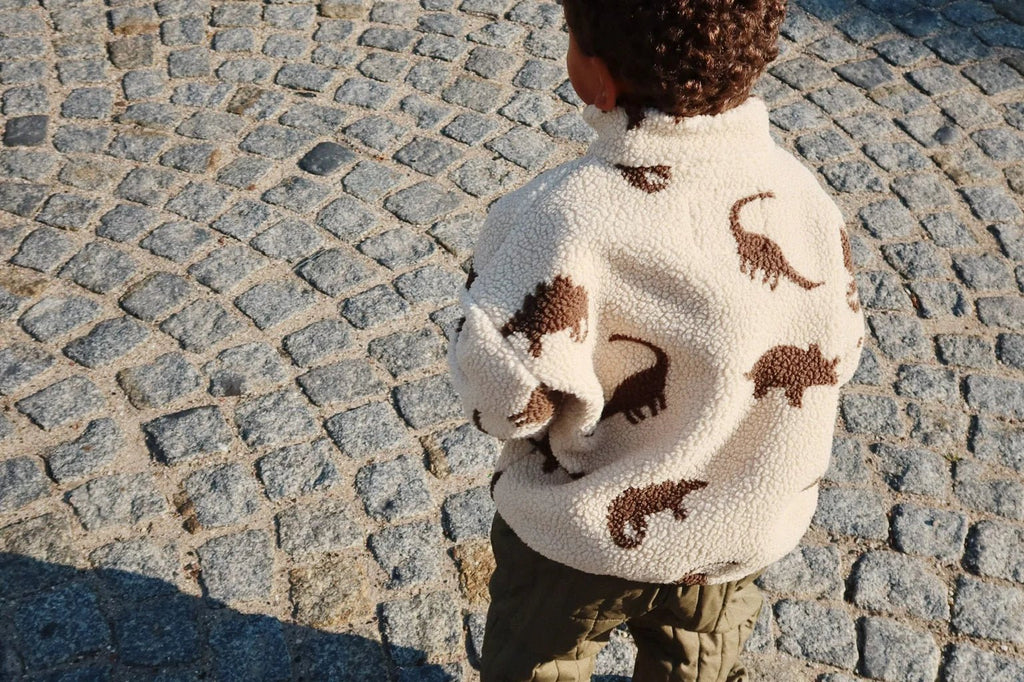 Konges Sløjd: JODY TEDDY JACKET - DINO SILHOUETTE - Acorn & Pip_Konges Sløjd