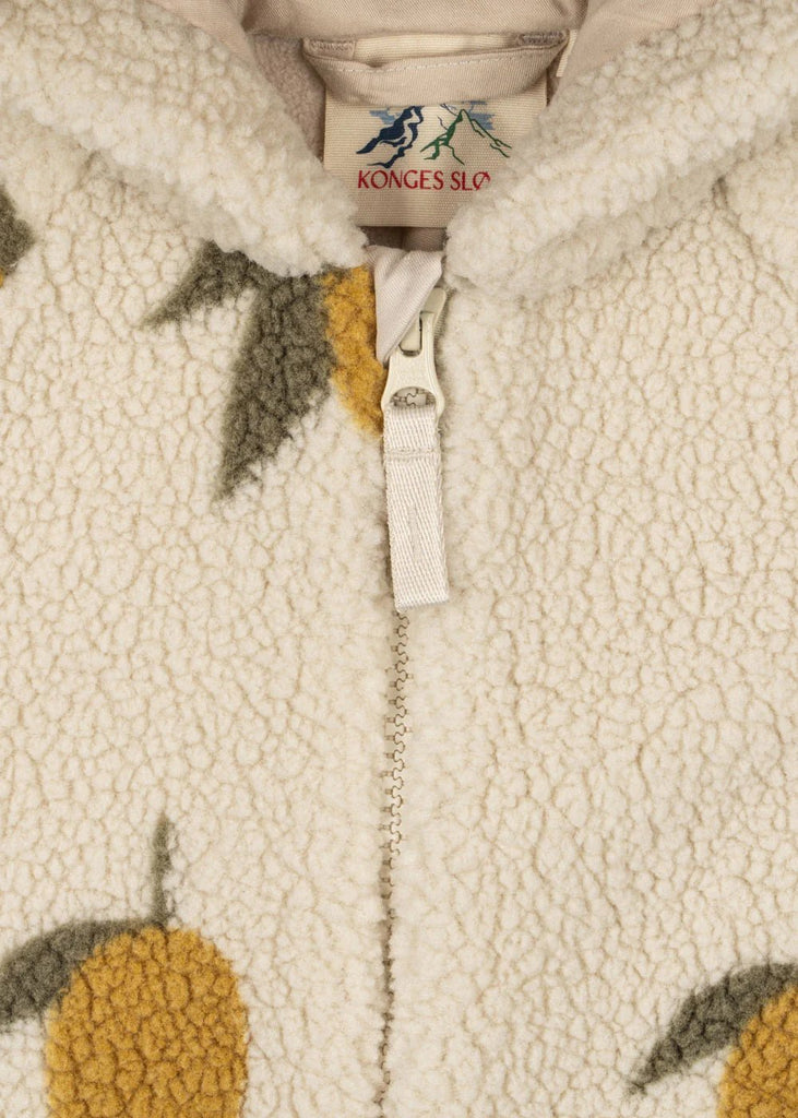 Konges Sløjd: Jody Teddy Onesie - Mon Grand Citron Sage - Acorn & Pip_Konges Sløjd